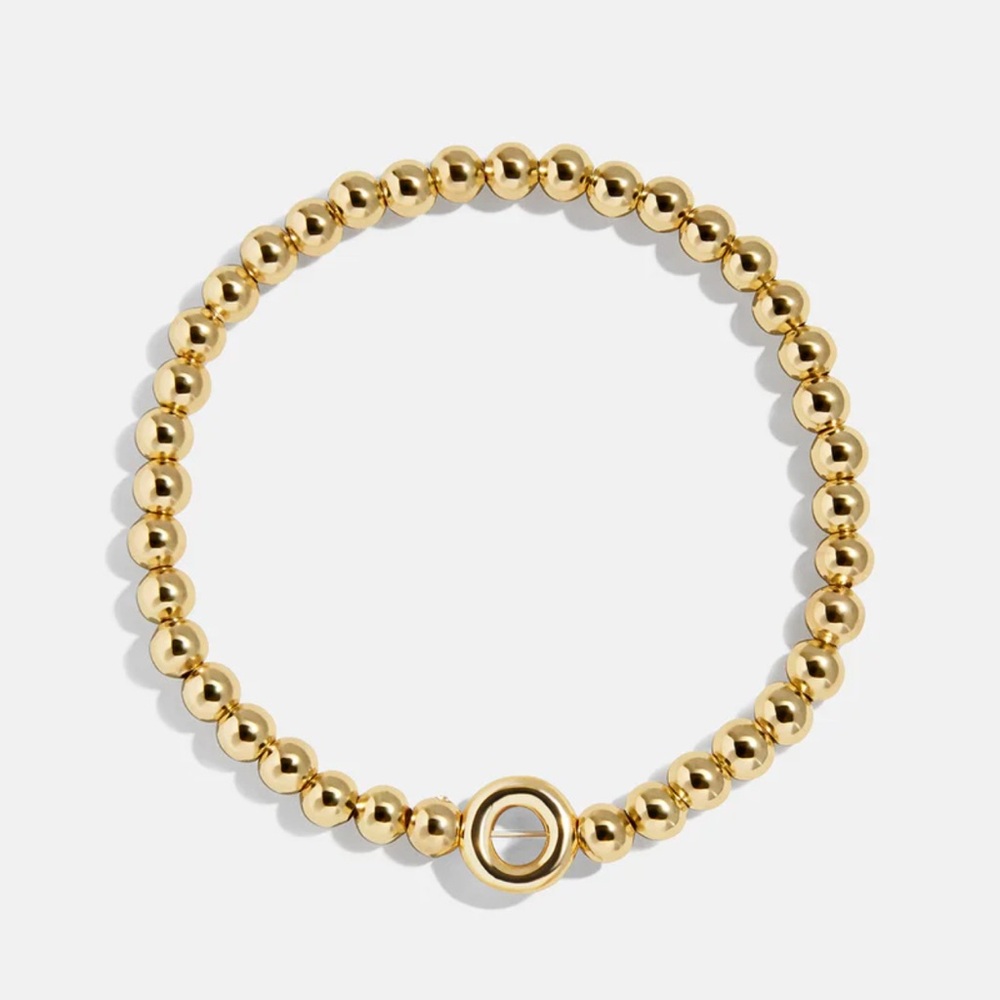 BaubleBar Pisa Gold Beaded Stretch Bracelet – New in Box